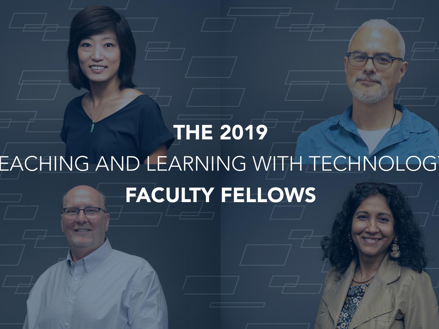 head shots of the 2020 T L T faculty fellows