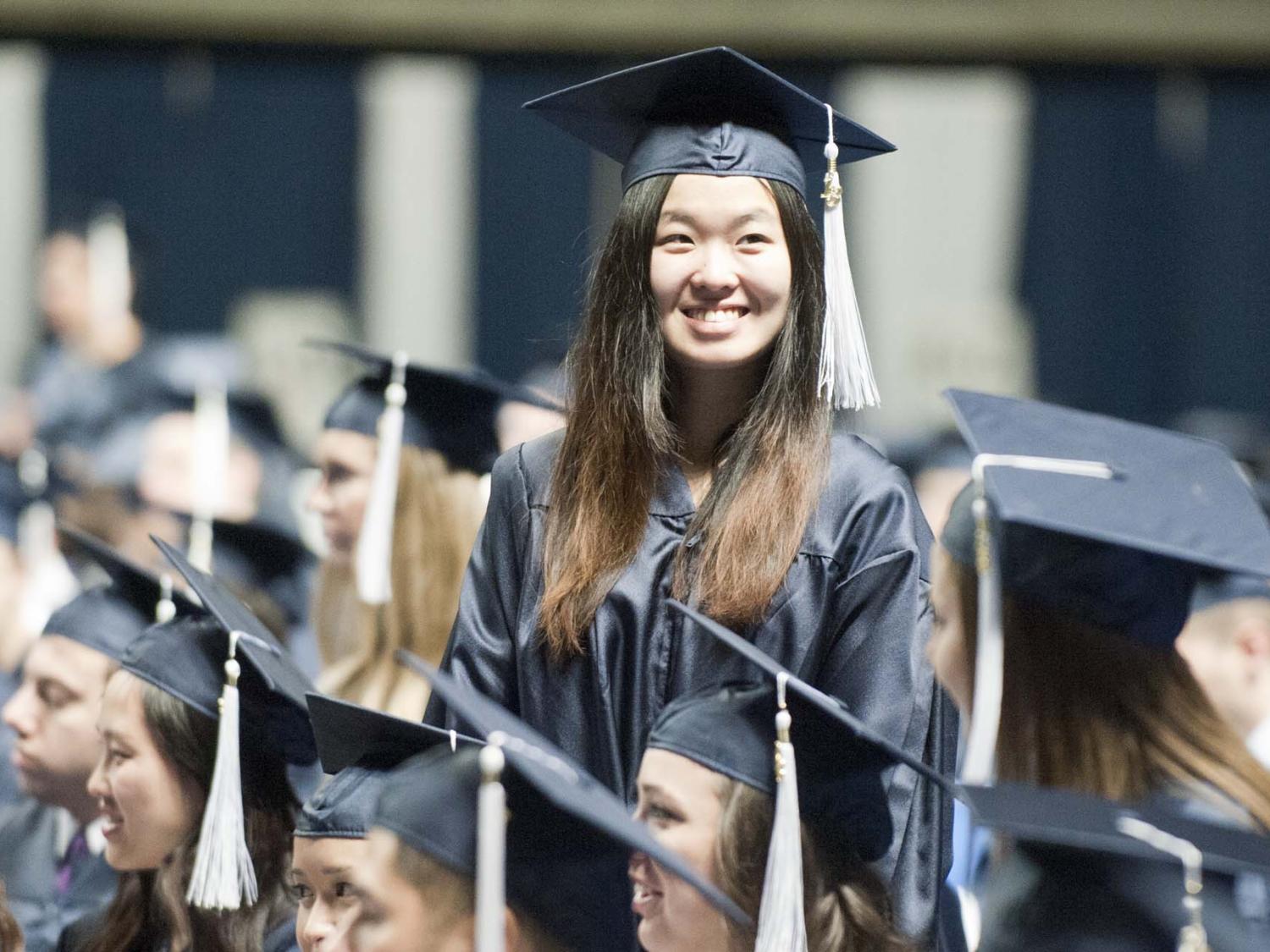 A student who graduated with honors standing