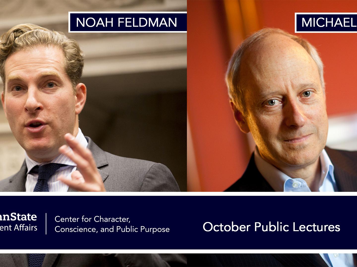 Noah Feldman and Michael Sandel