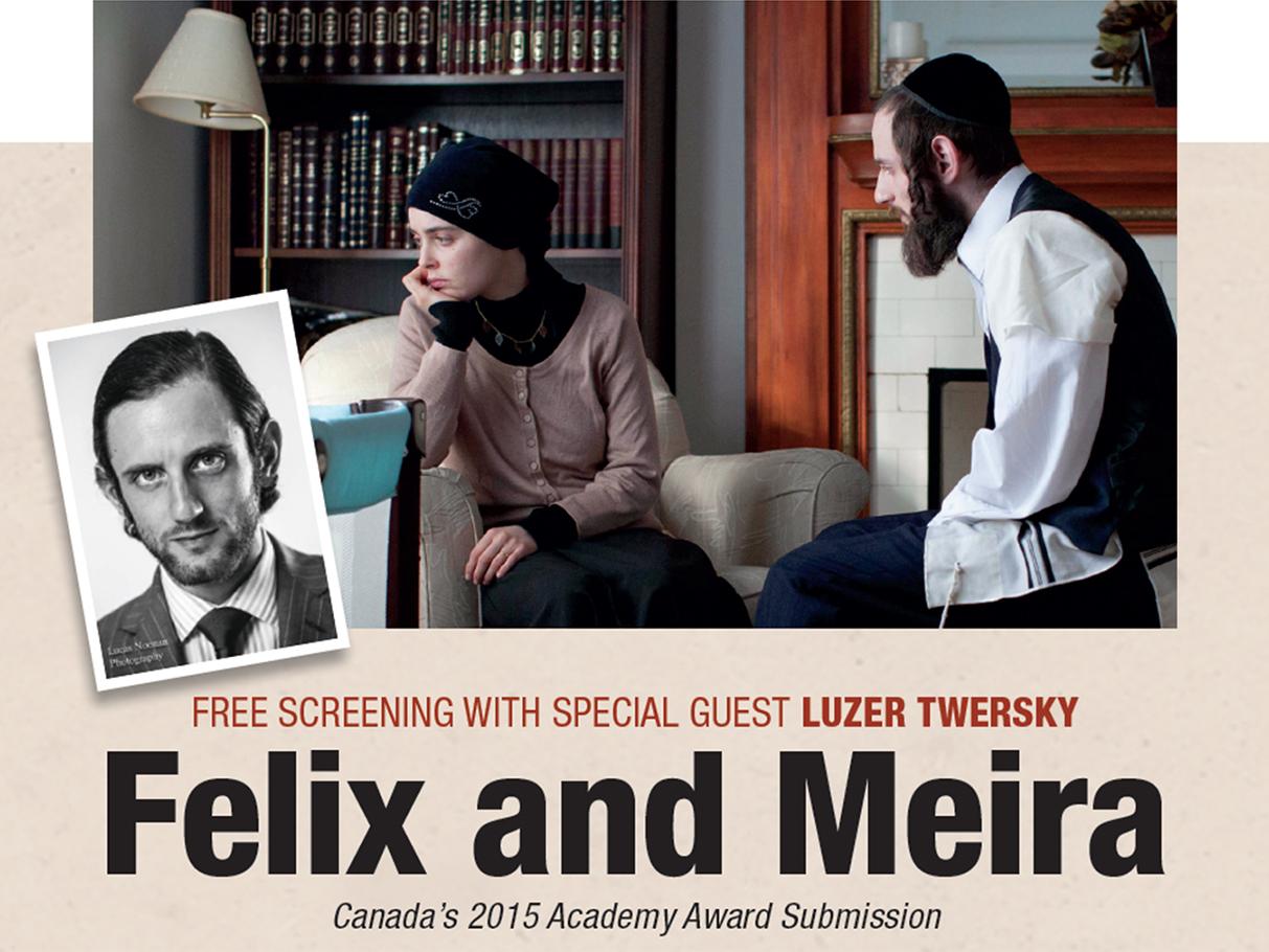 Promotional poster for film Felix and Meira