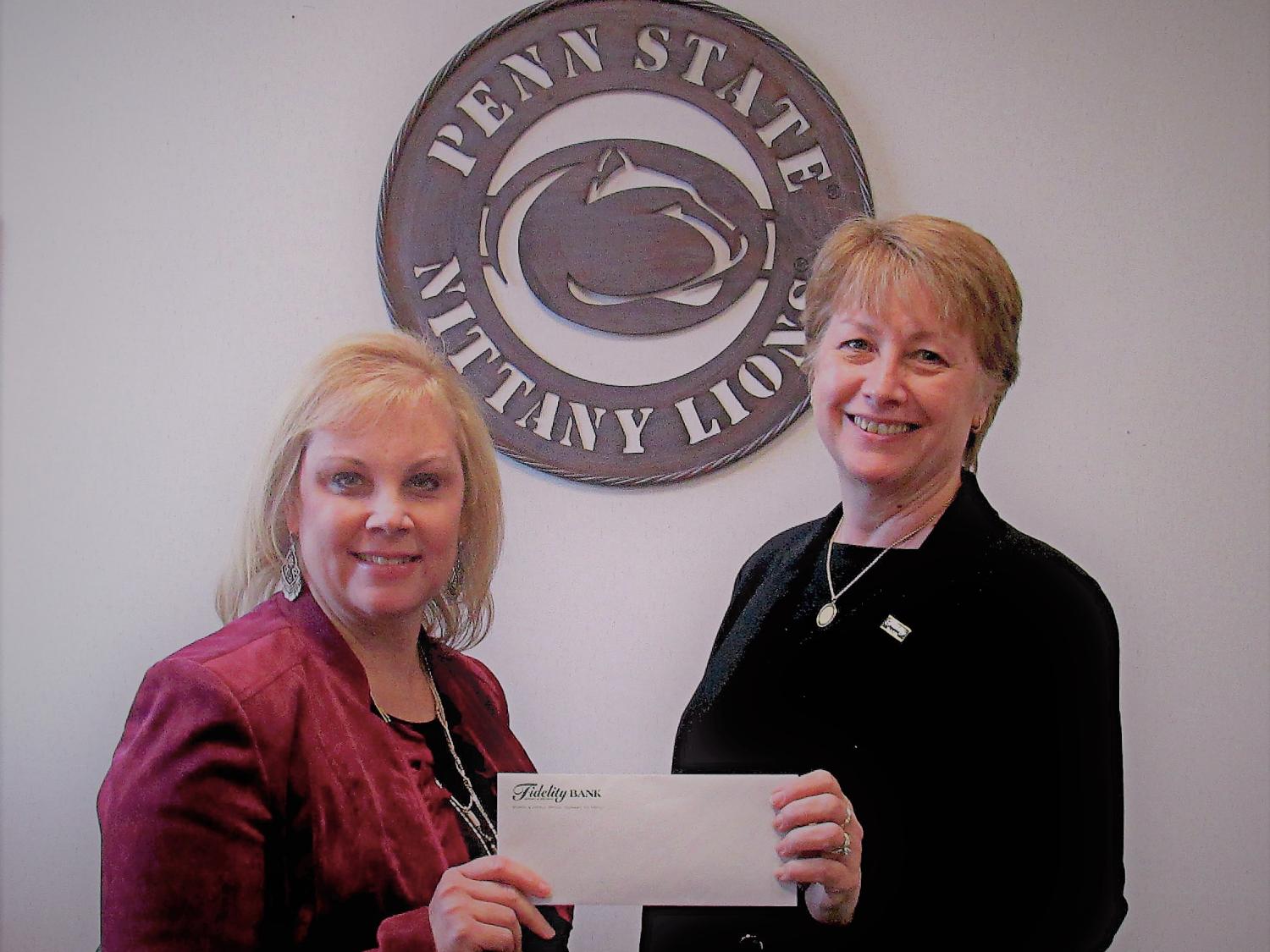 check presentation by Fidelity Bank representative