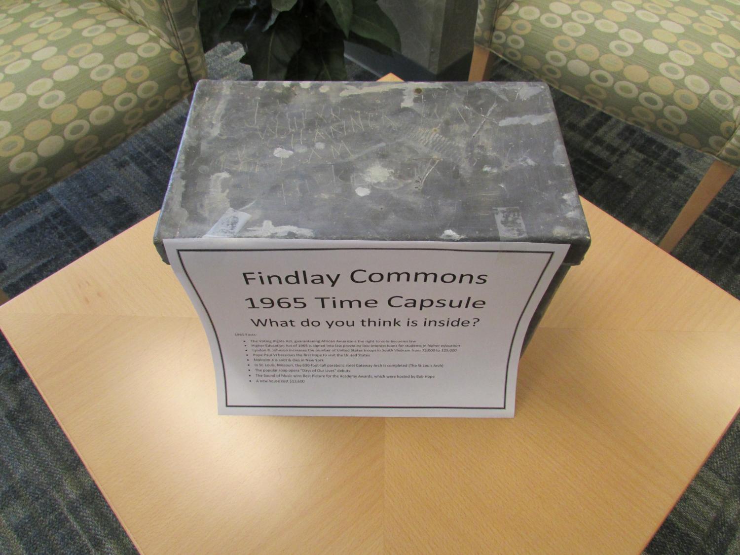 Findlay Commons Time Capsule 1965