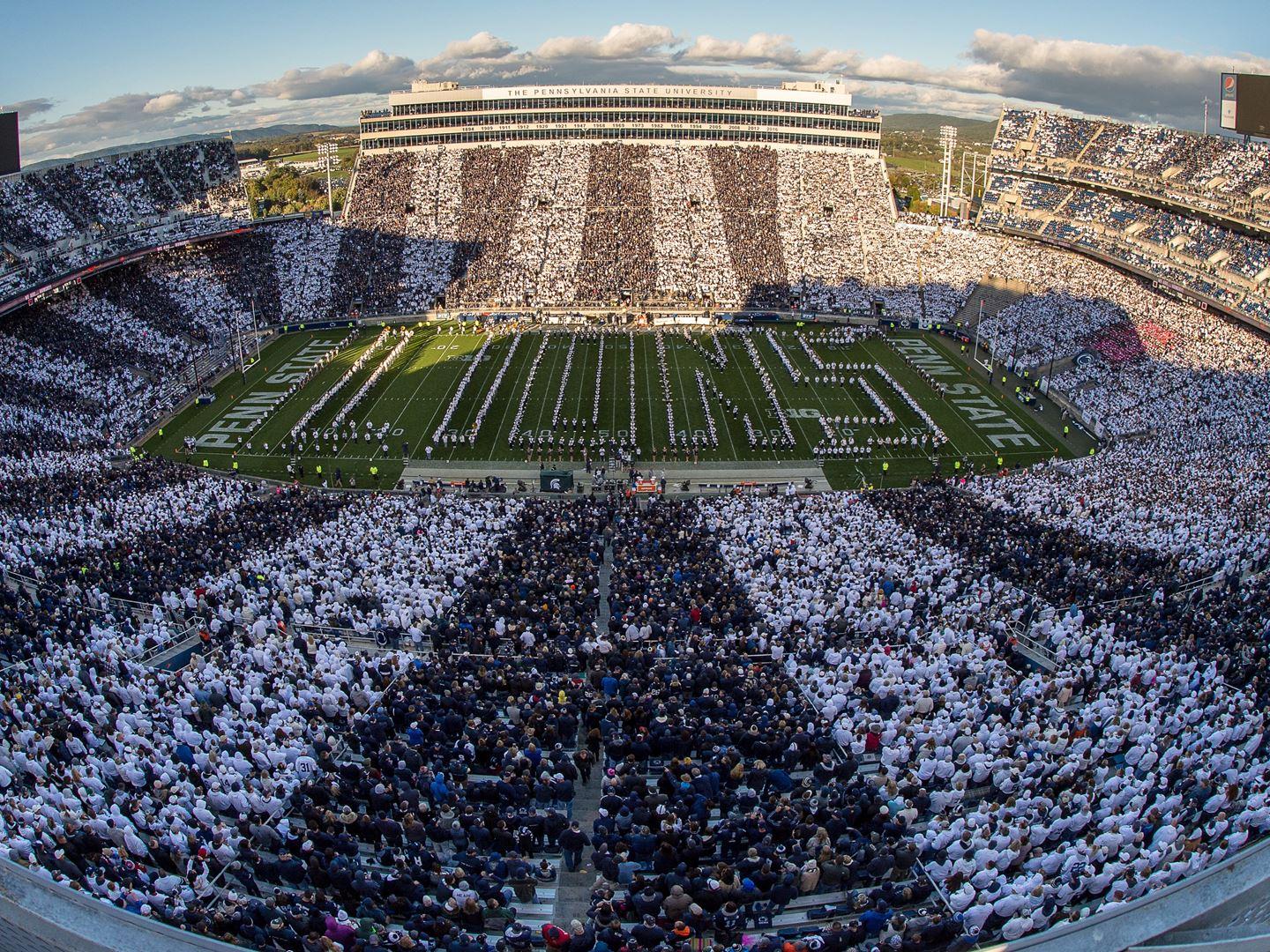 Penn State Football Home Attendance 2018-19