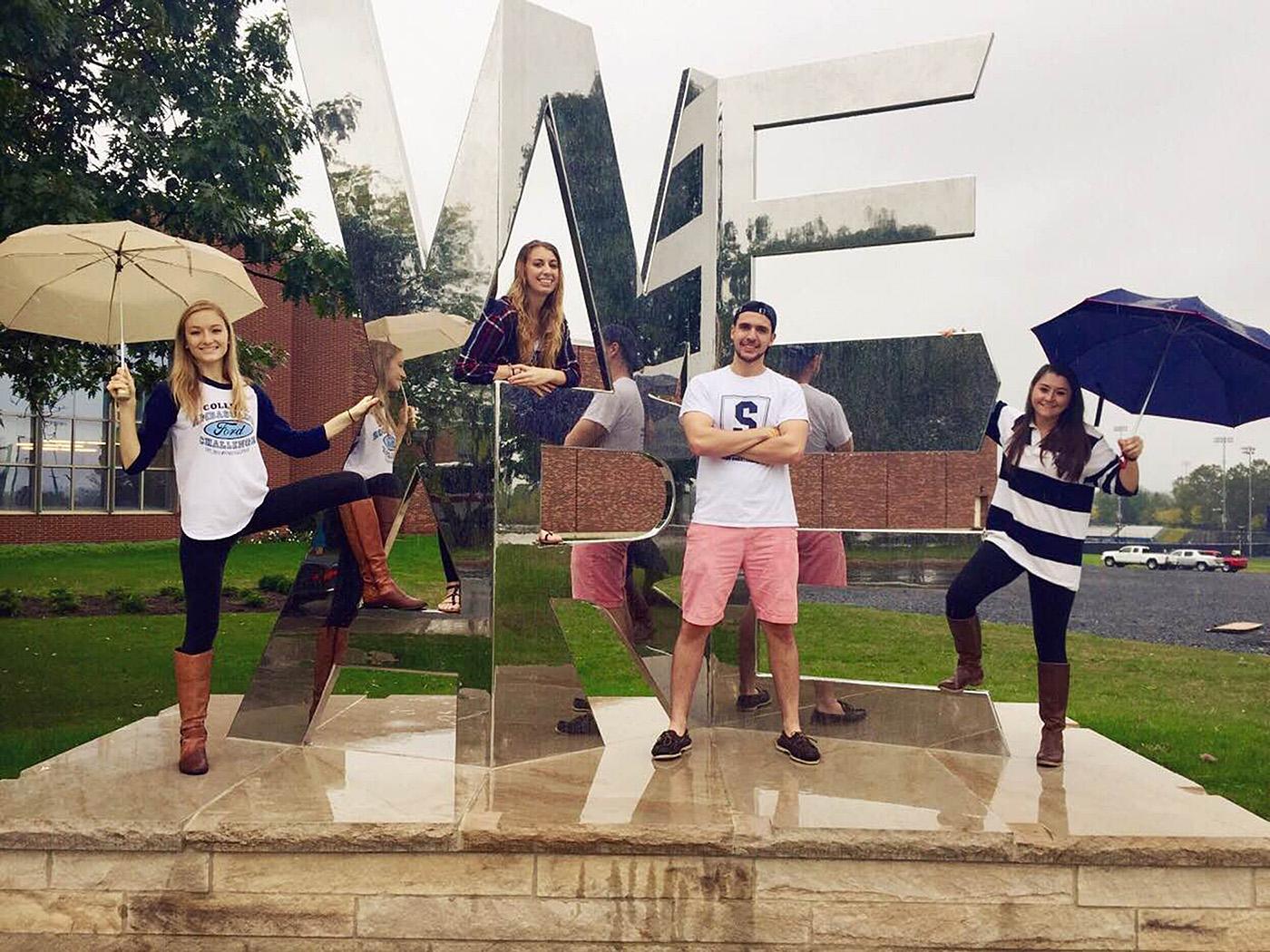 Four students comprise the 2015 team