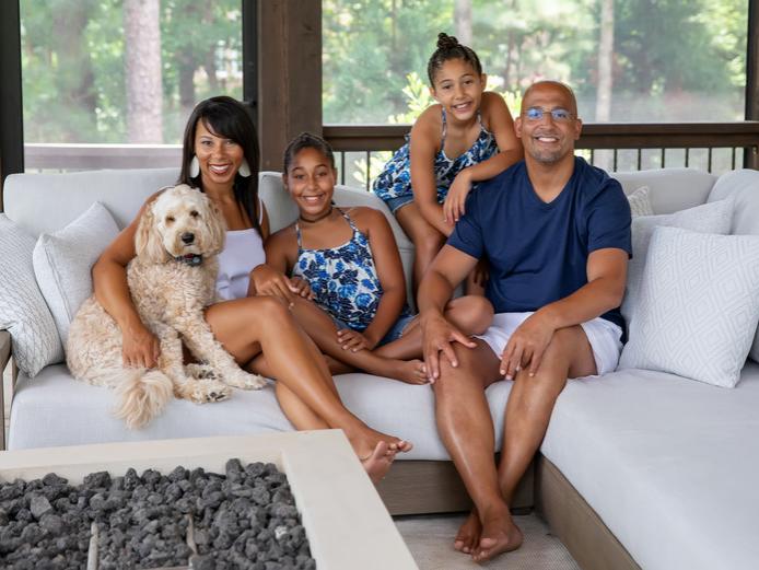 James Franklin and family. 