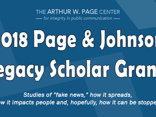 Page Center Research Grants