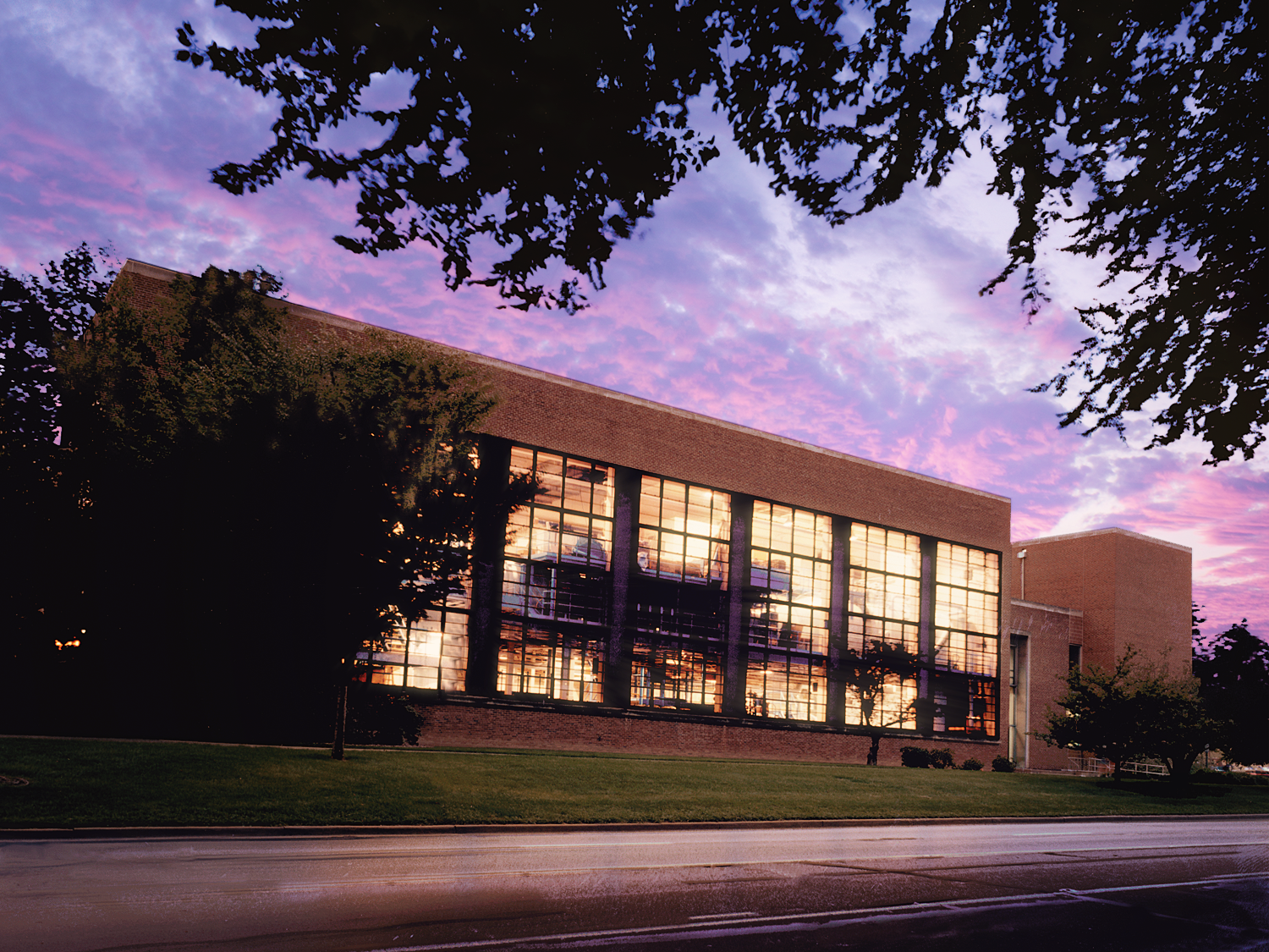 Building at night