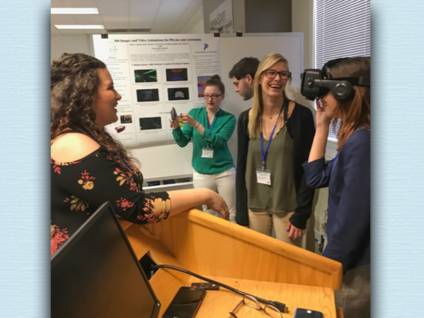 Schuylkill students show off the intersection between virtual reality and physics.