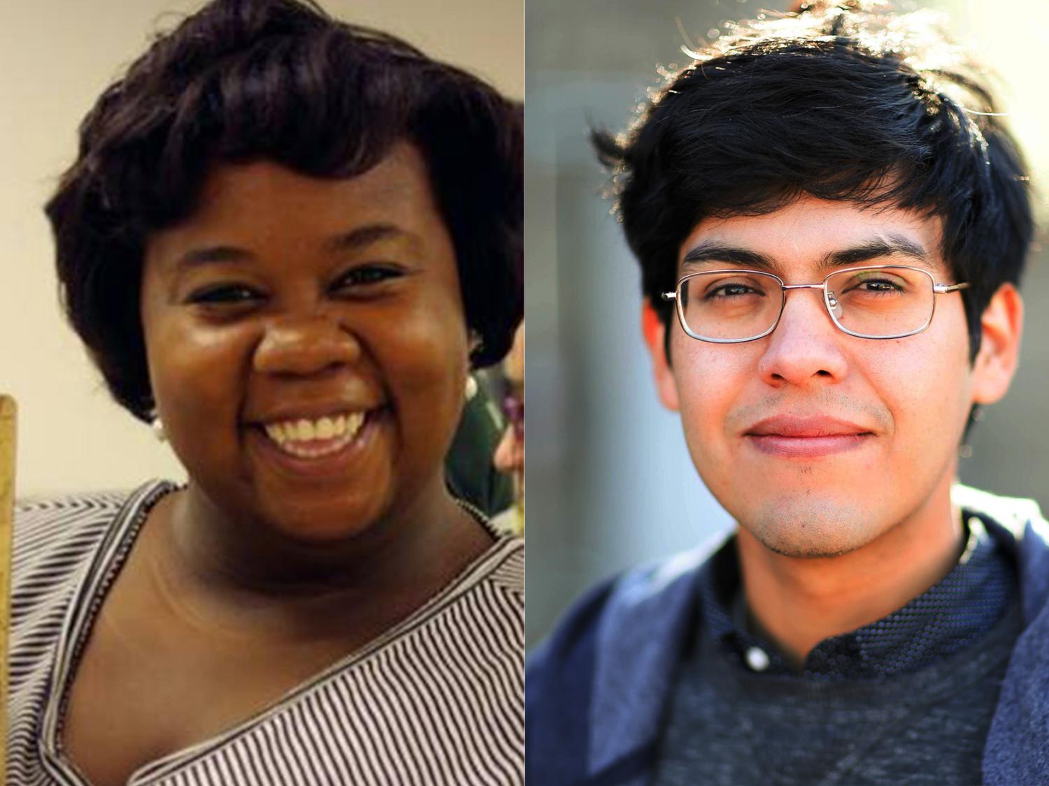 image of Alia Gant and Jose Guerrero, Penn State University Libraries diversity resident librarians