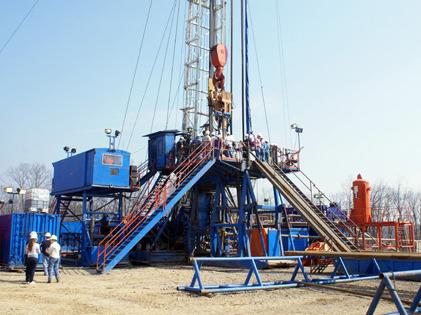 shale gas drilling rig