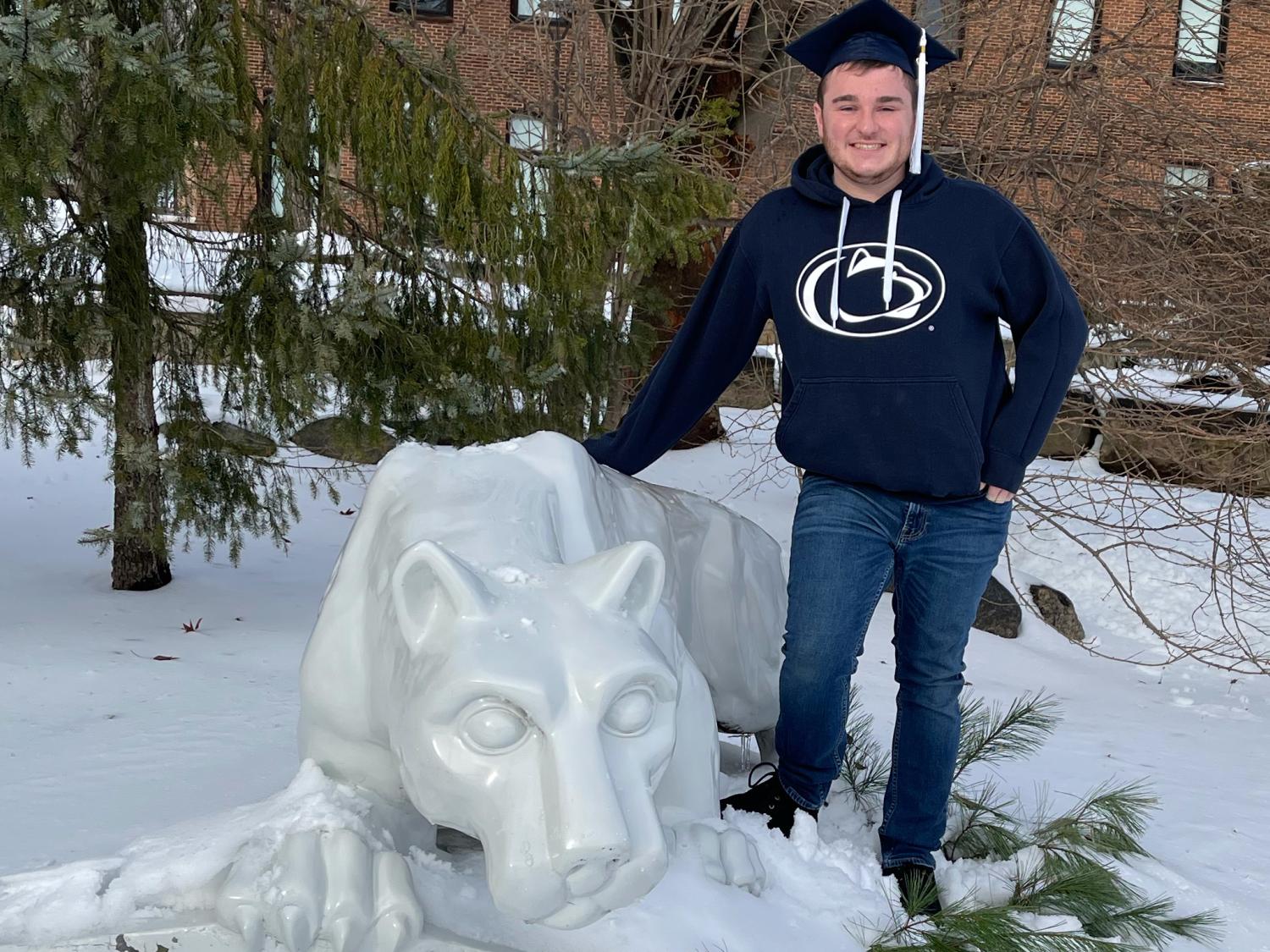 George Davis at Brandywine’s Lion Shrine. 