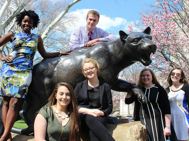 Students at the Global Studies Symposium in 2015