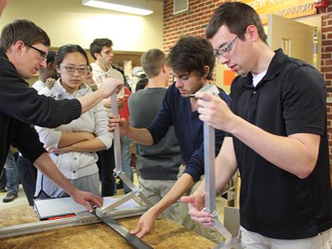 Students show off project at a mini showcase