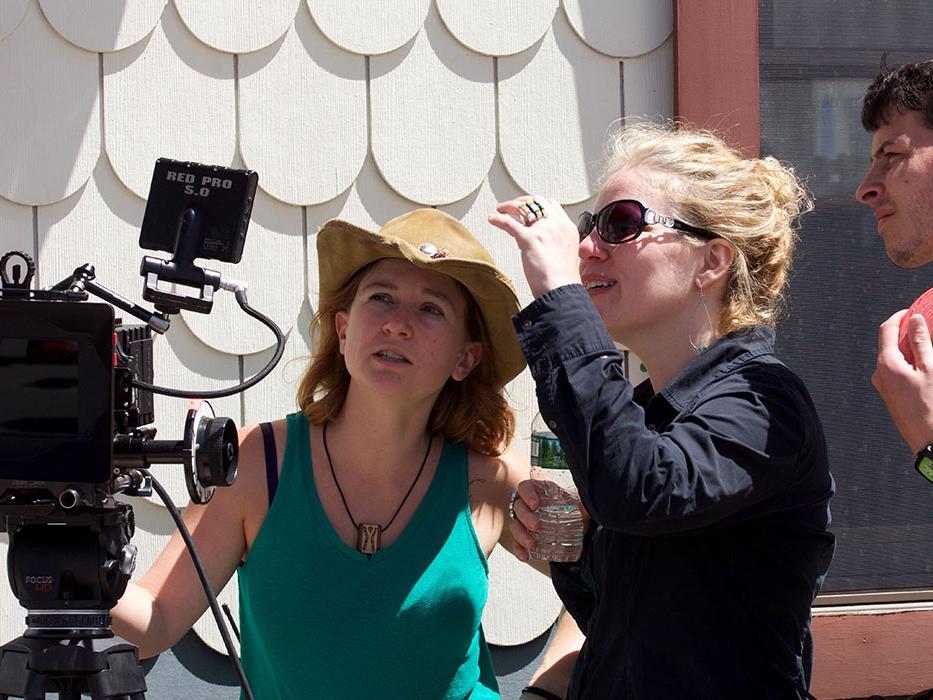 Pearl Gluck film set