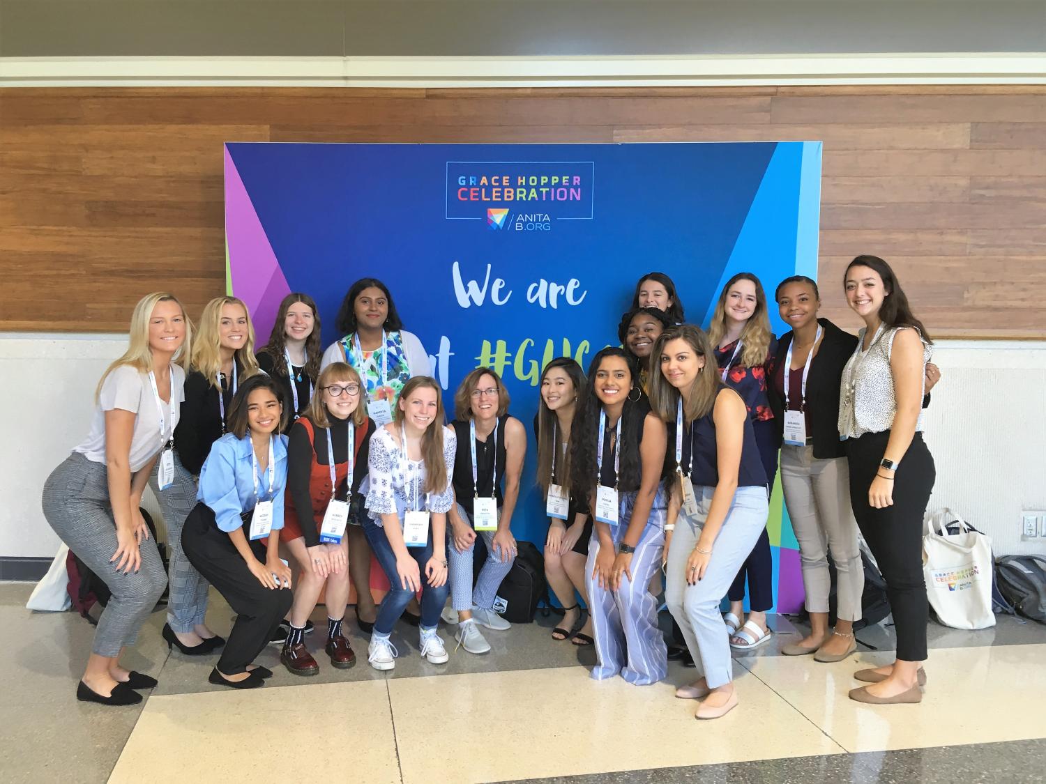 IST students at 2019 Grace Hopper Celebration