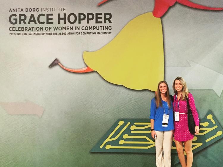 IST students at Grace Hopper conference