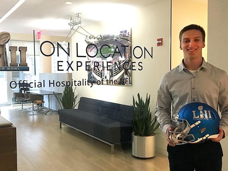 Greg Radovic, NFL on Location intern