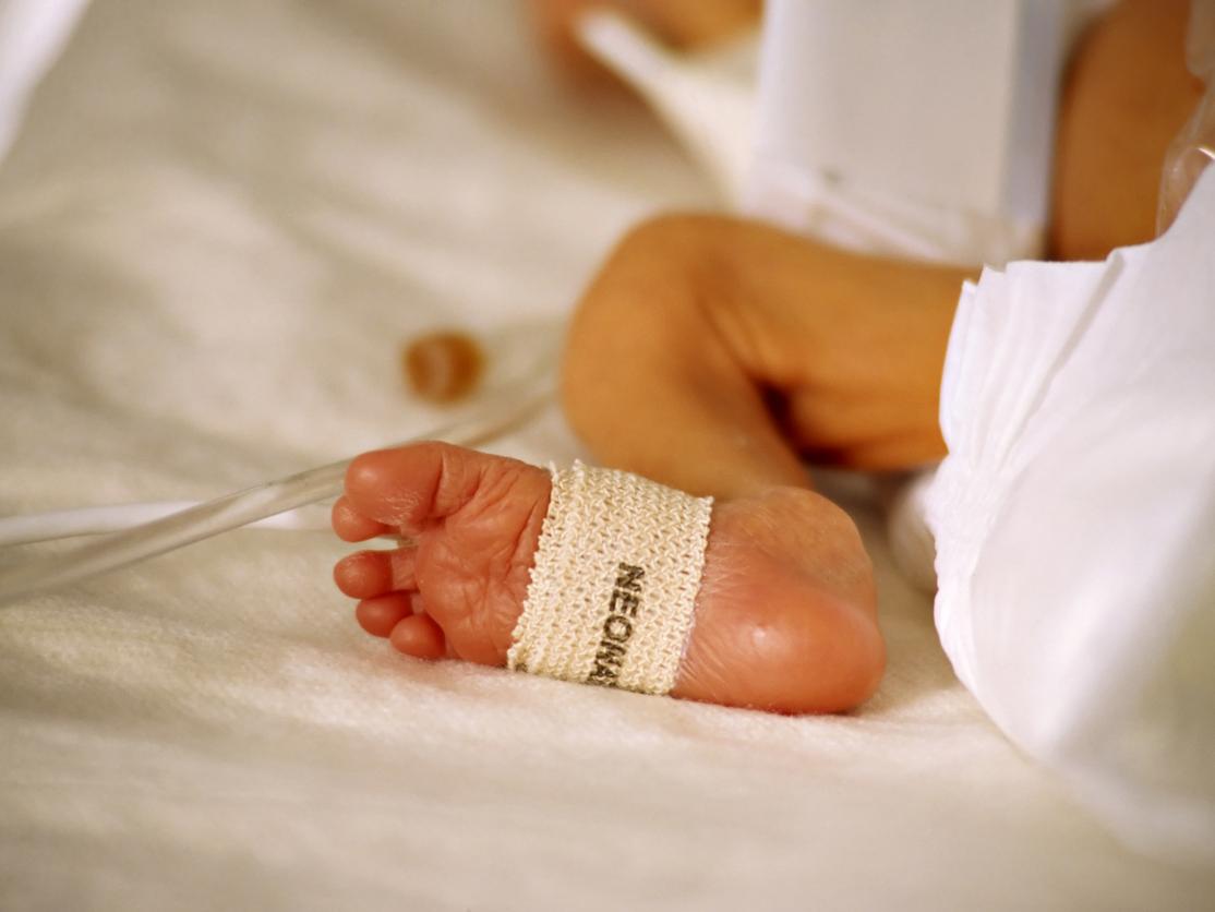 NICU baby foot
