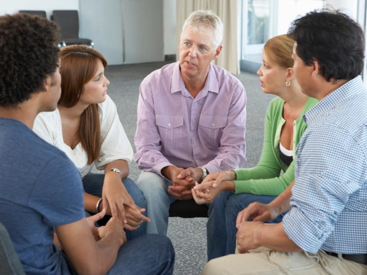 Group therapy session