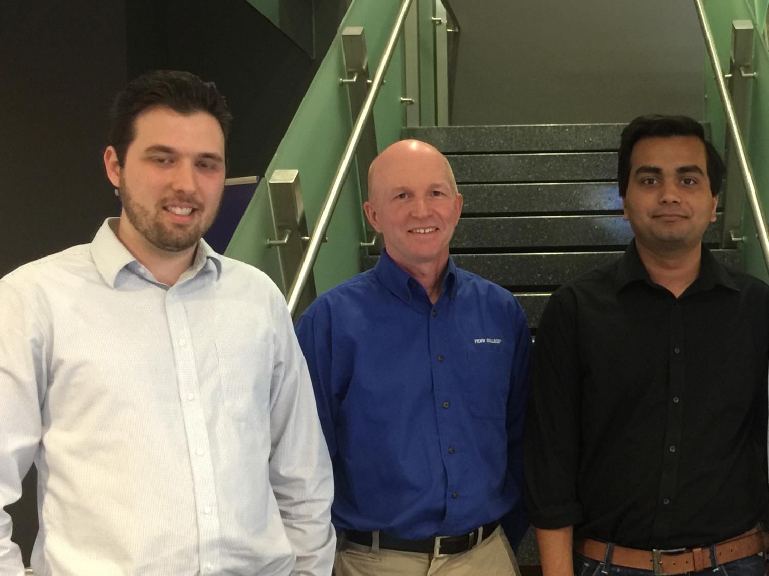 Three team members of team behind virtual adviser
