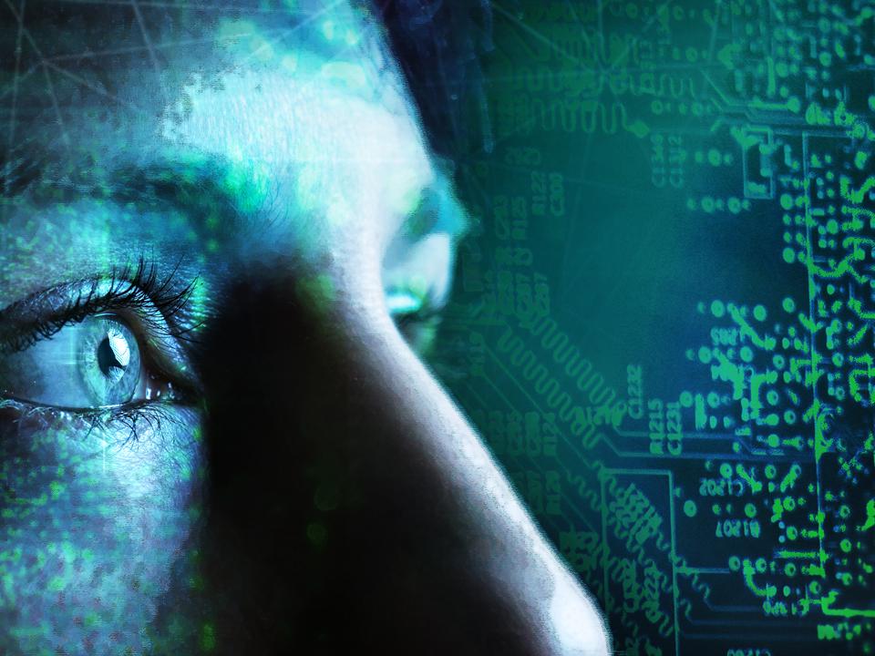 Face and computer code
