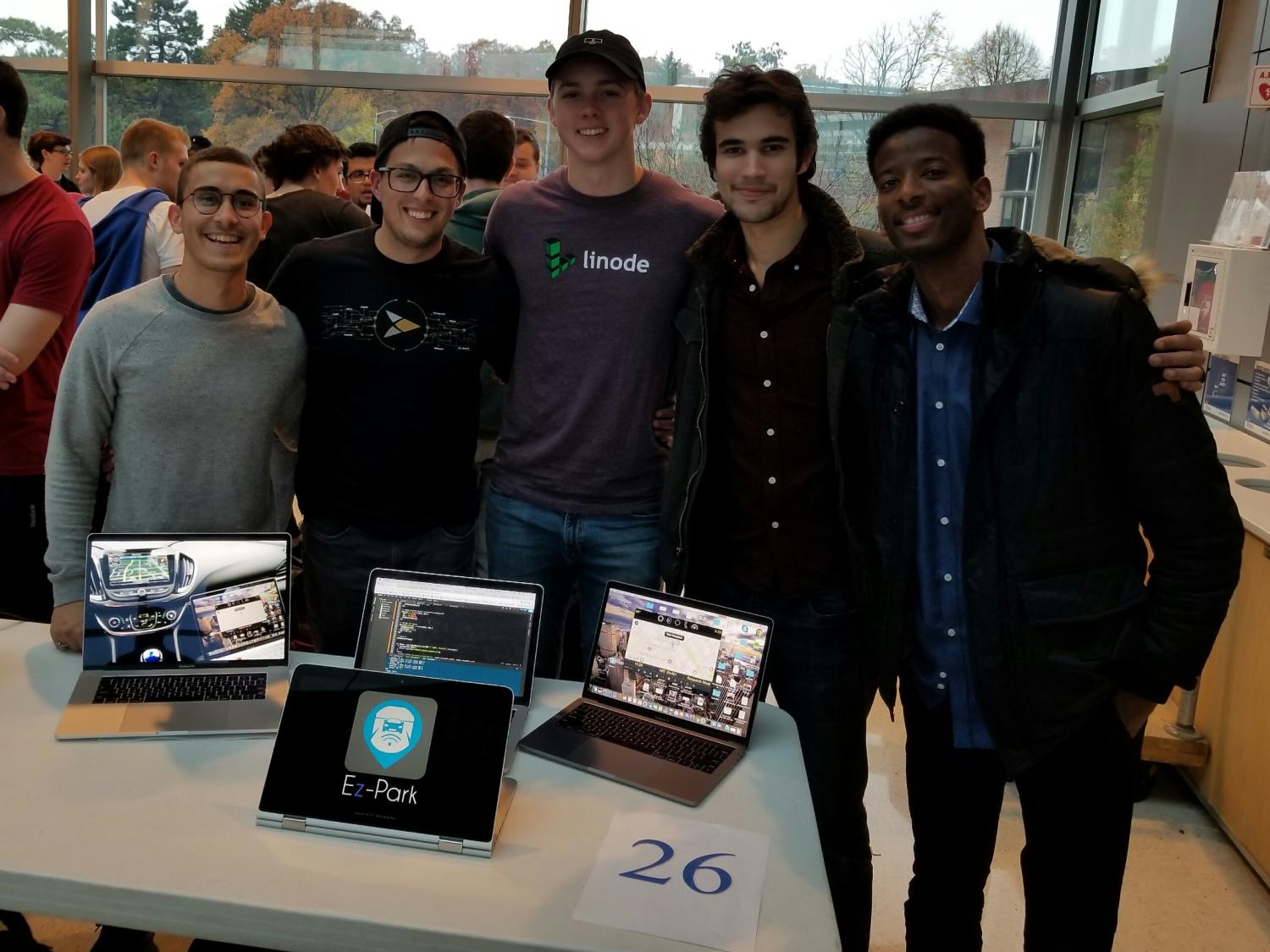 Members of team EZ-Park pictured.