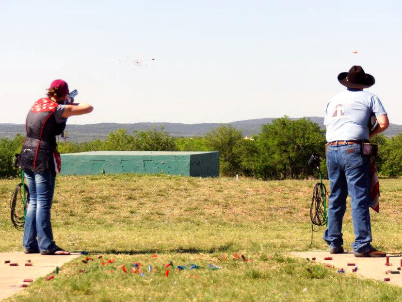 KayLynn Hamilton trapshooting