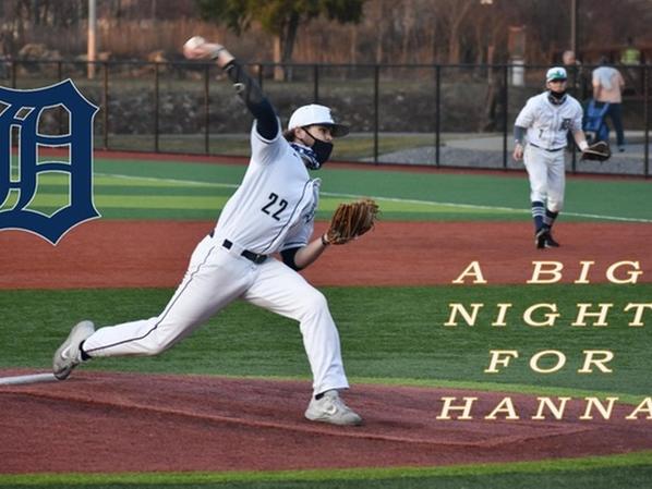 Tevor Hanna on the mound. 