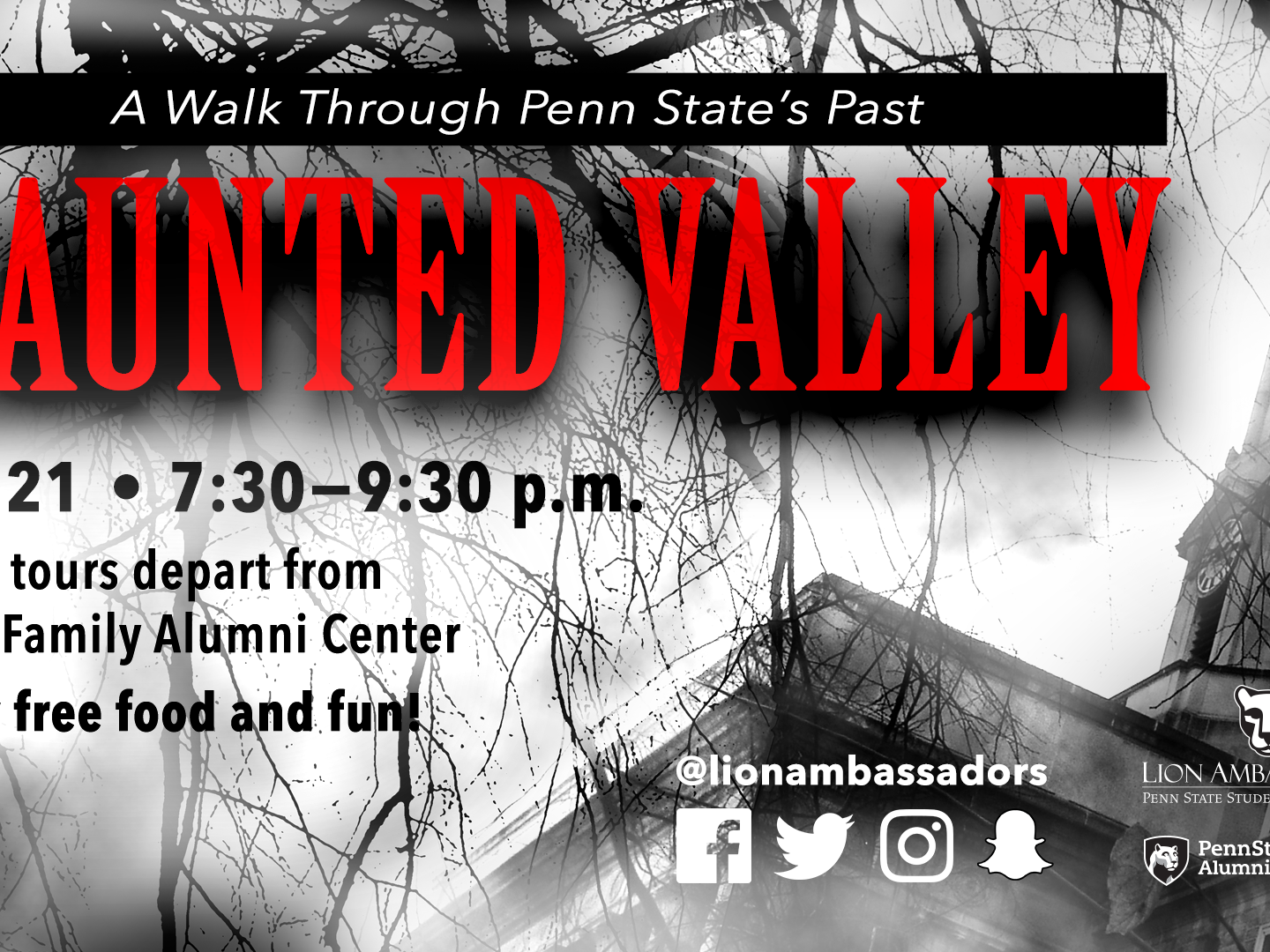 Haunted Valley (digital sign)