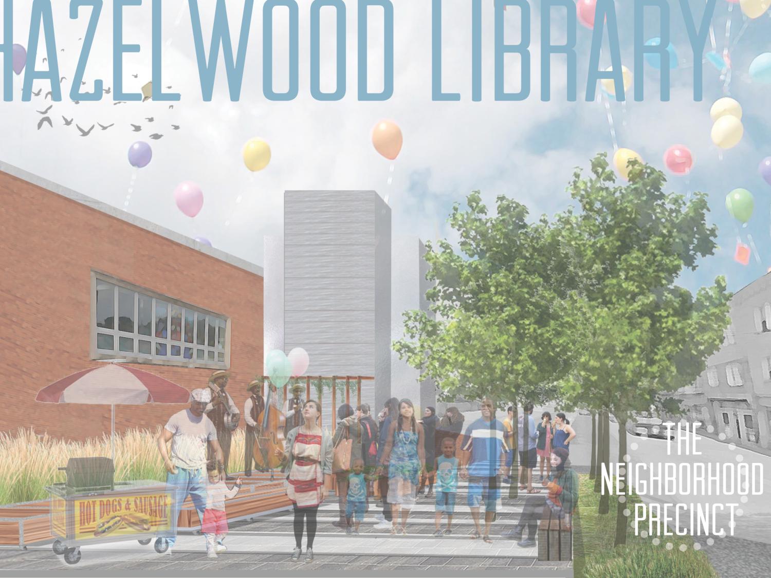Hazelwood Library site perspective