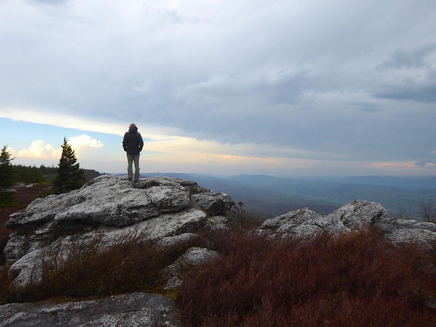 Mike Hermann visits Bear Rocks Preserve at Dolly Sods, Monongahela National Forest.