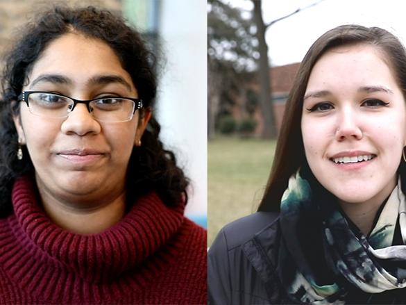 Himani Vommi and Marge Reynolds