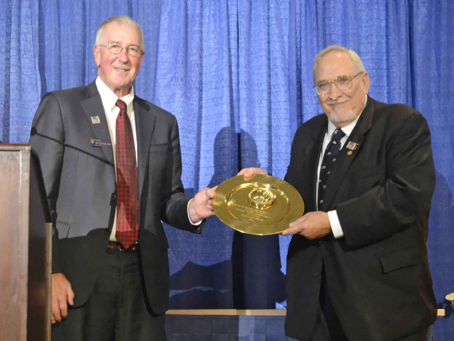 Dean Easterling with Vincent Hock