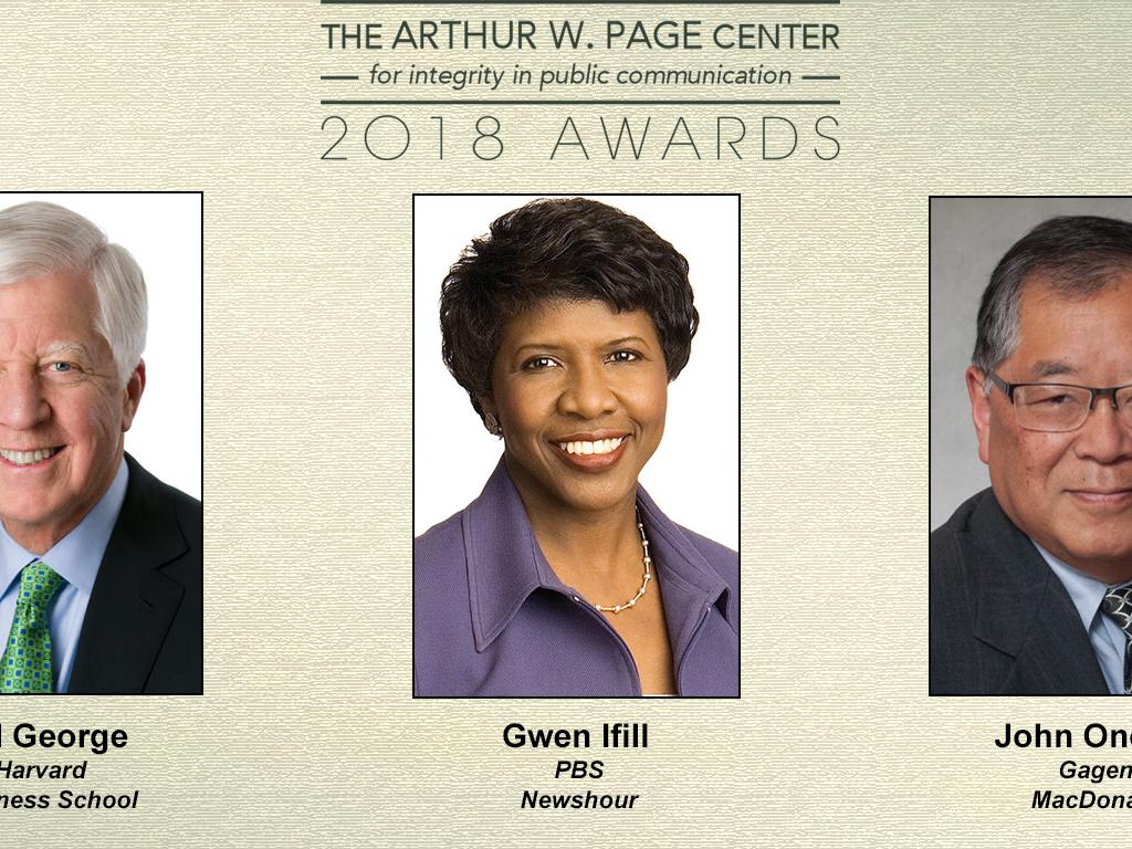 Page Center Honorees