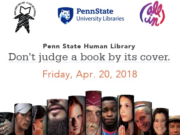 Penn State Human Library rescheduled for April 20, 2018