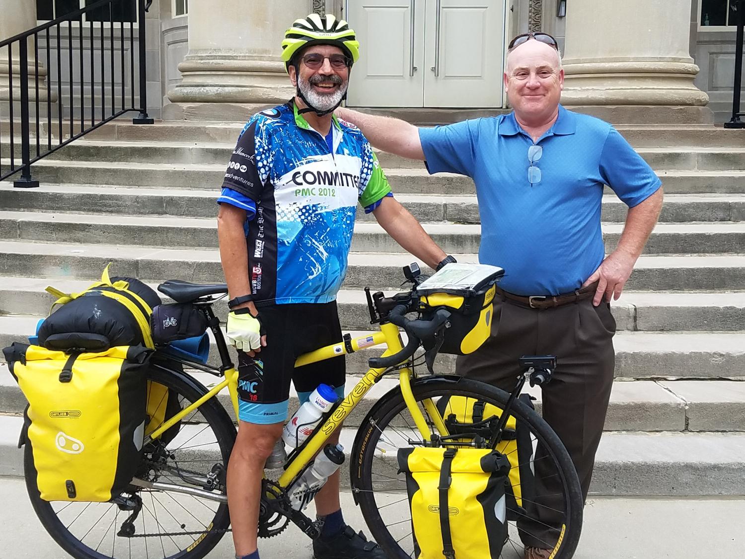 MatSE alum Dan Hurwitz completes lifelong goal of biking across U.S.