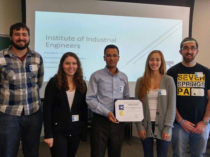 The Penn State Behrend Chapter of the Institute for Industrial and Systems Engineers (IISE) was recently awarded the professional organization’s Gold Award.