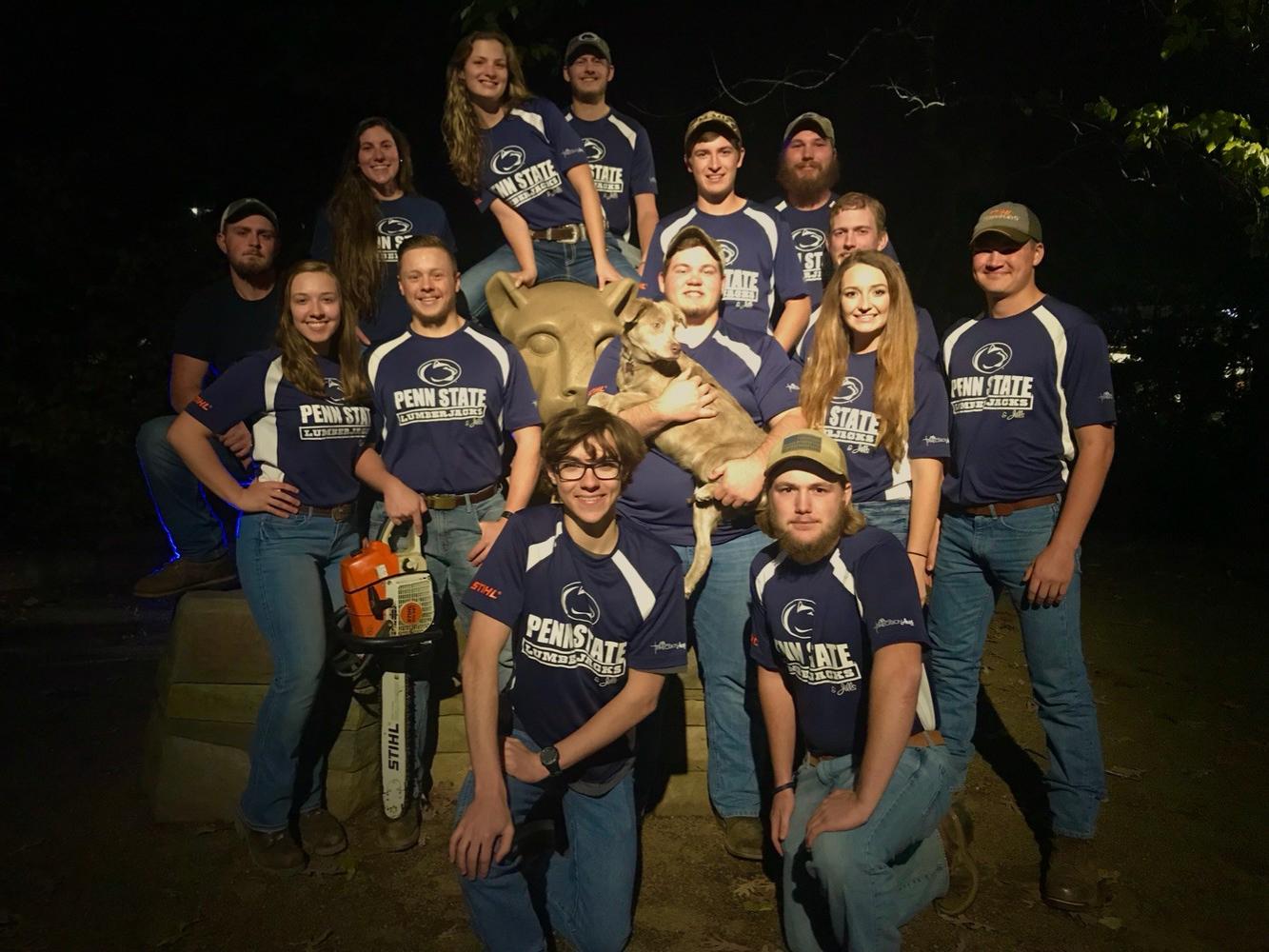Penn State Woodsmen at shrine