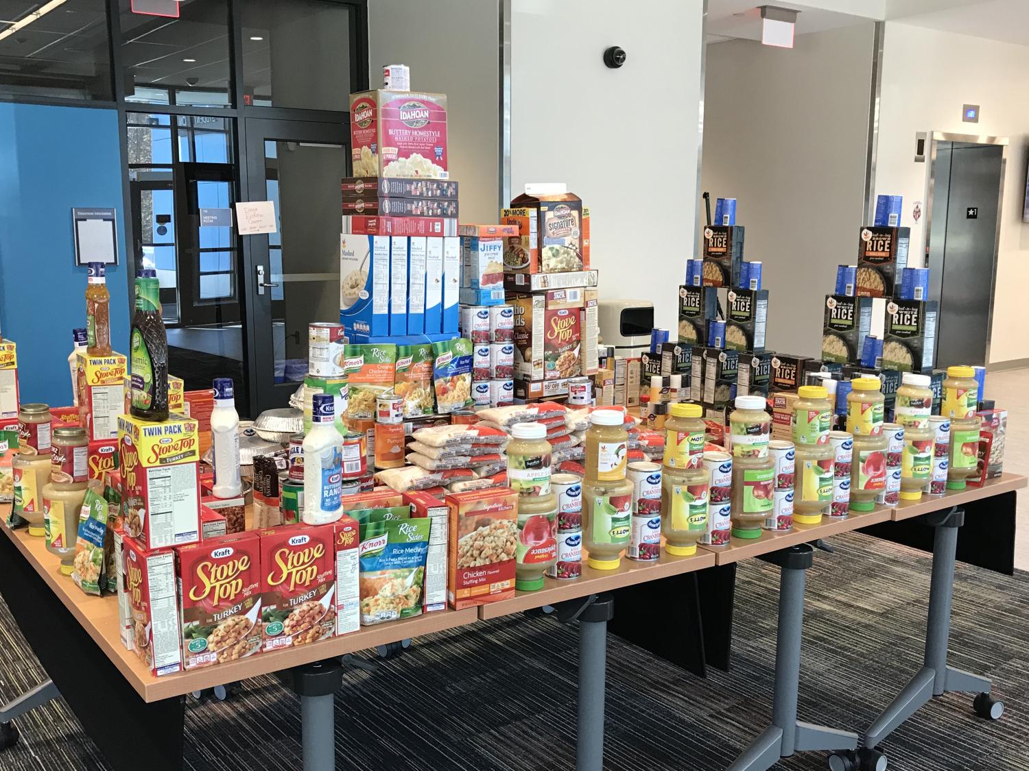 Thanksgiving food drive at Penn State Brandywine