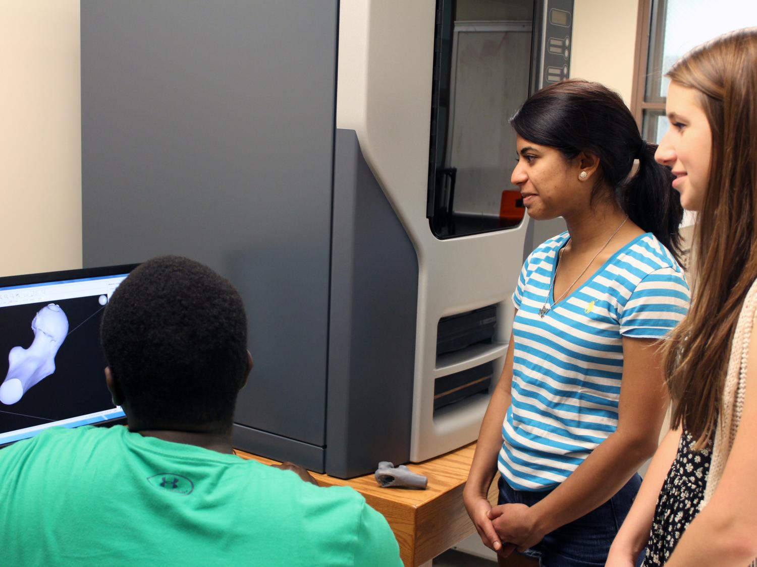 David Wagura, Brinda Shah and Christina Merritt