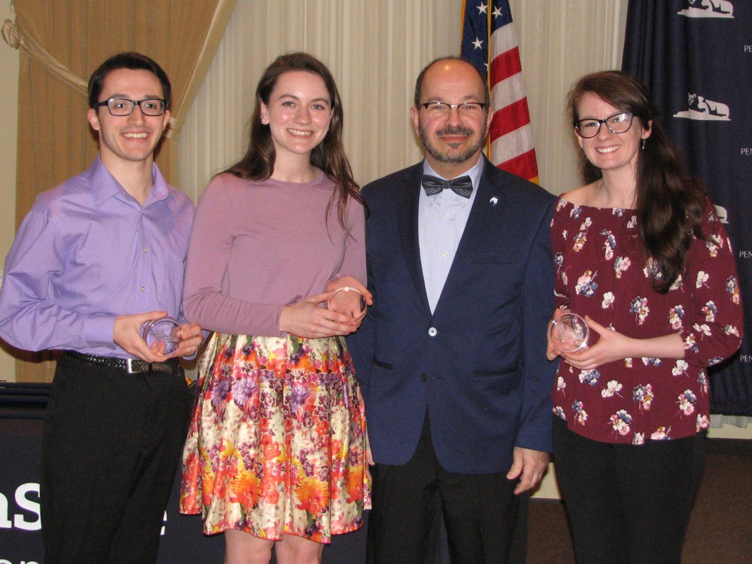 students receiving awards