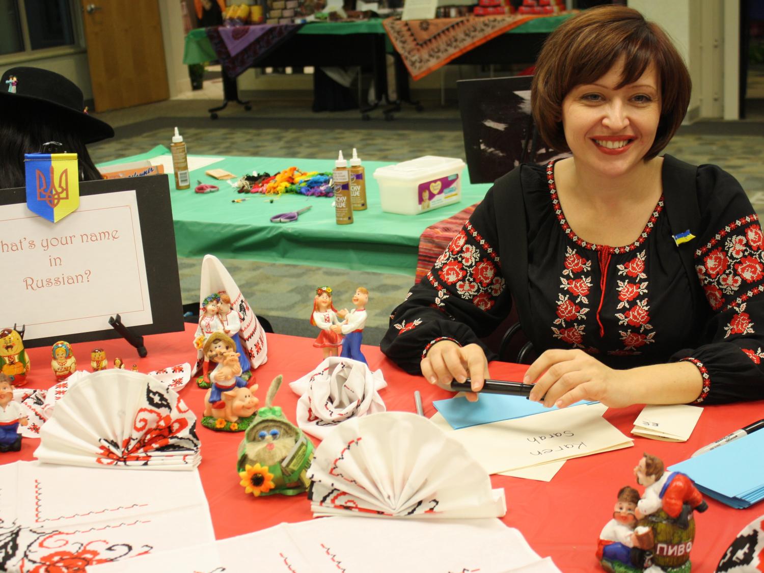 Woman at a previous Women's International Night 