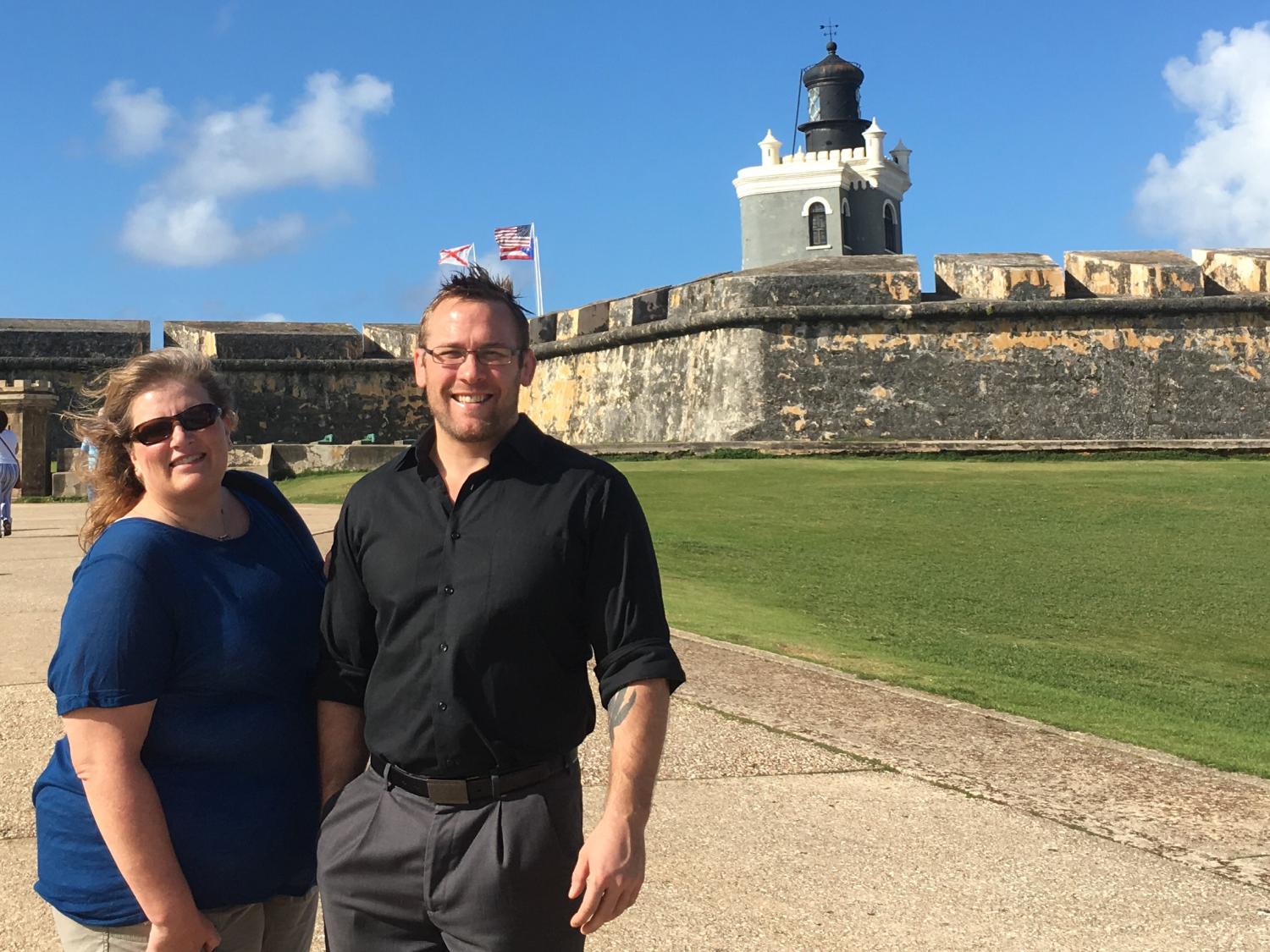 Associate Professor of Communication Arts and Sciences Susan Fredricks and Assistant Teaching Professor of Communication Arts and Sciences Joshua Phillips of Penn State Brandywine. 