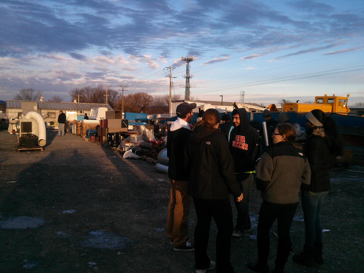 Students at Lion Surplus