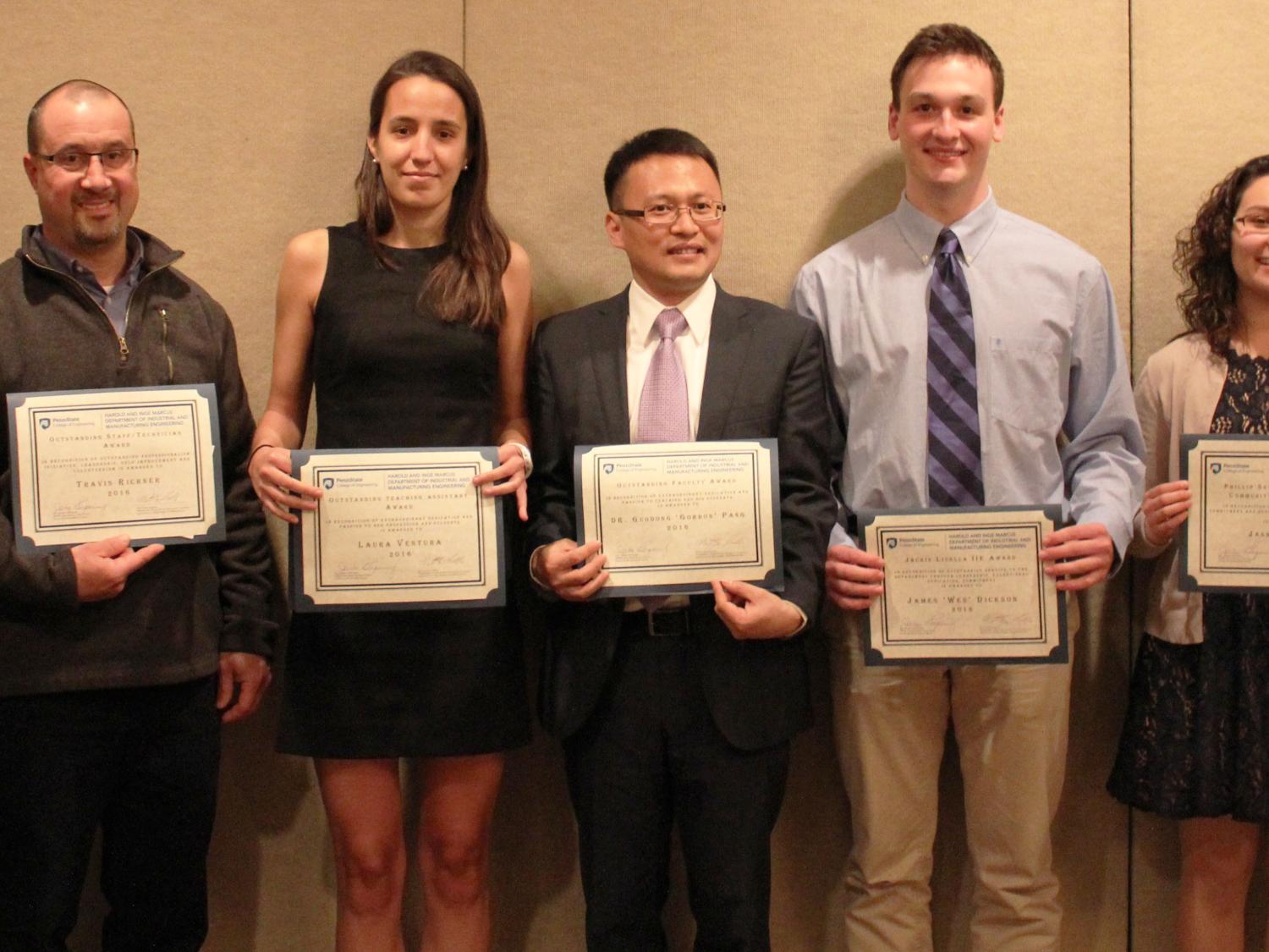 IME Banquet award winners