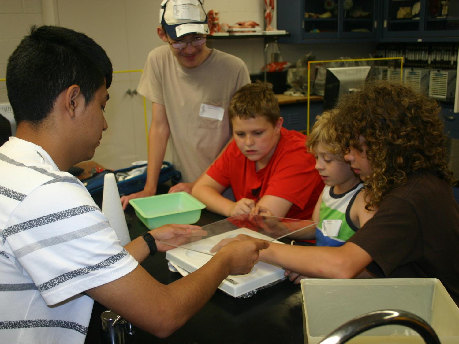 Students get hands-on during one of the 2015 summer camps at Penn State Hazleton. A variety of camps will be offered again this year.