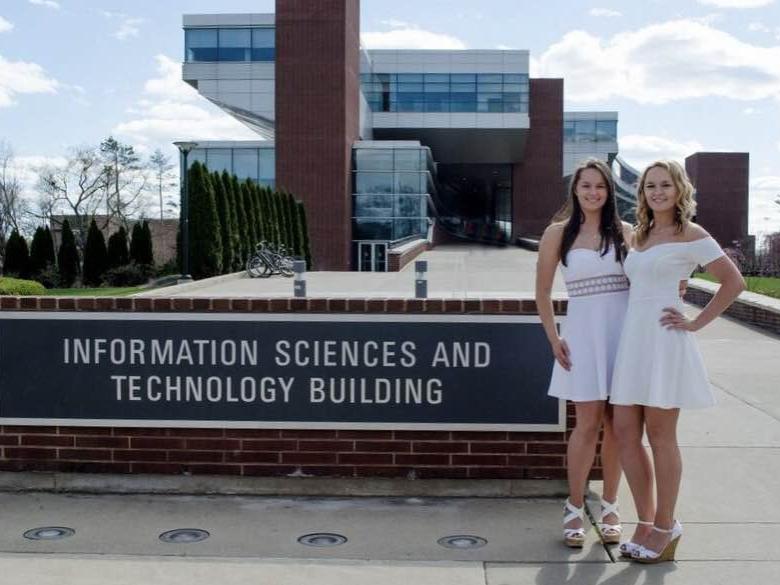 Jennifer and Kelly Lee on their graduation day.