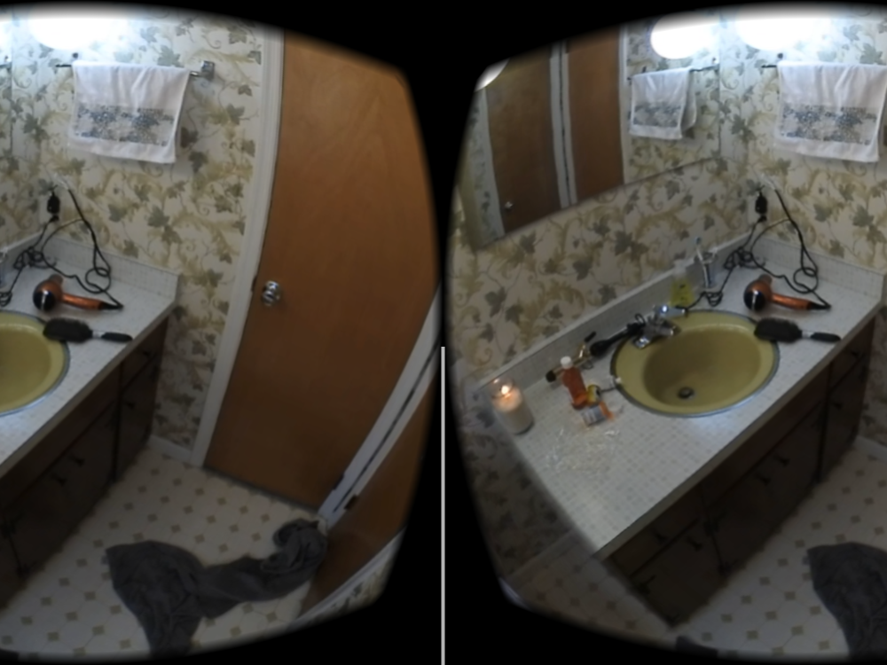 View of 360 video through smart phone