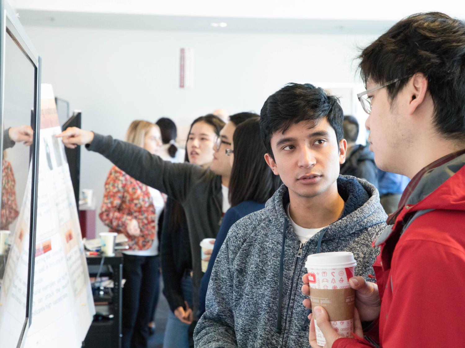 IST doctoral students present their research proposals in the Westgate Building.