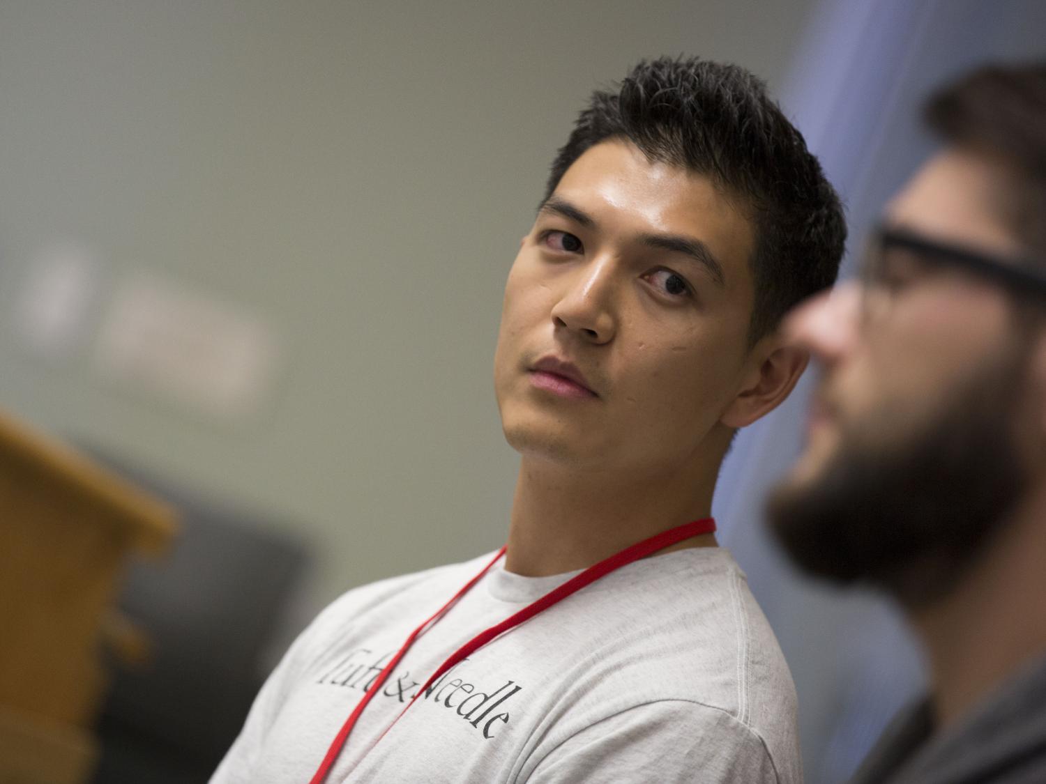 Daehee Park, co-founder of Tuft & Needle, speaking during IST Start-up Week